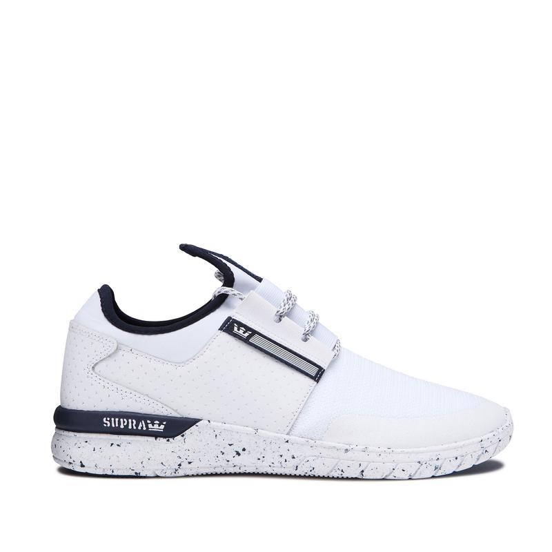 Supra FLOW RUN Laufschuhe Herren Weiß Online Kaufen COAMV4675